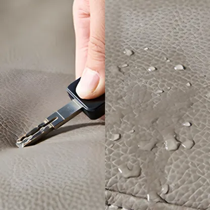 High Back Swivel Faux Leather Armless Dining Chairs Image - 13