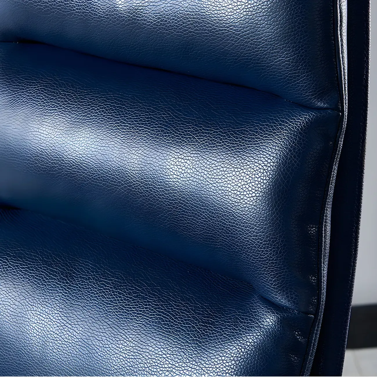 High Back Swivel Faux Leather Armless Dining Chairs Image - 18