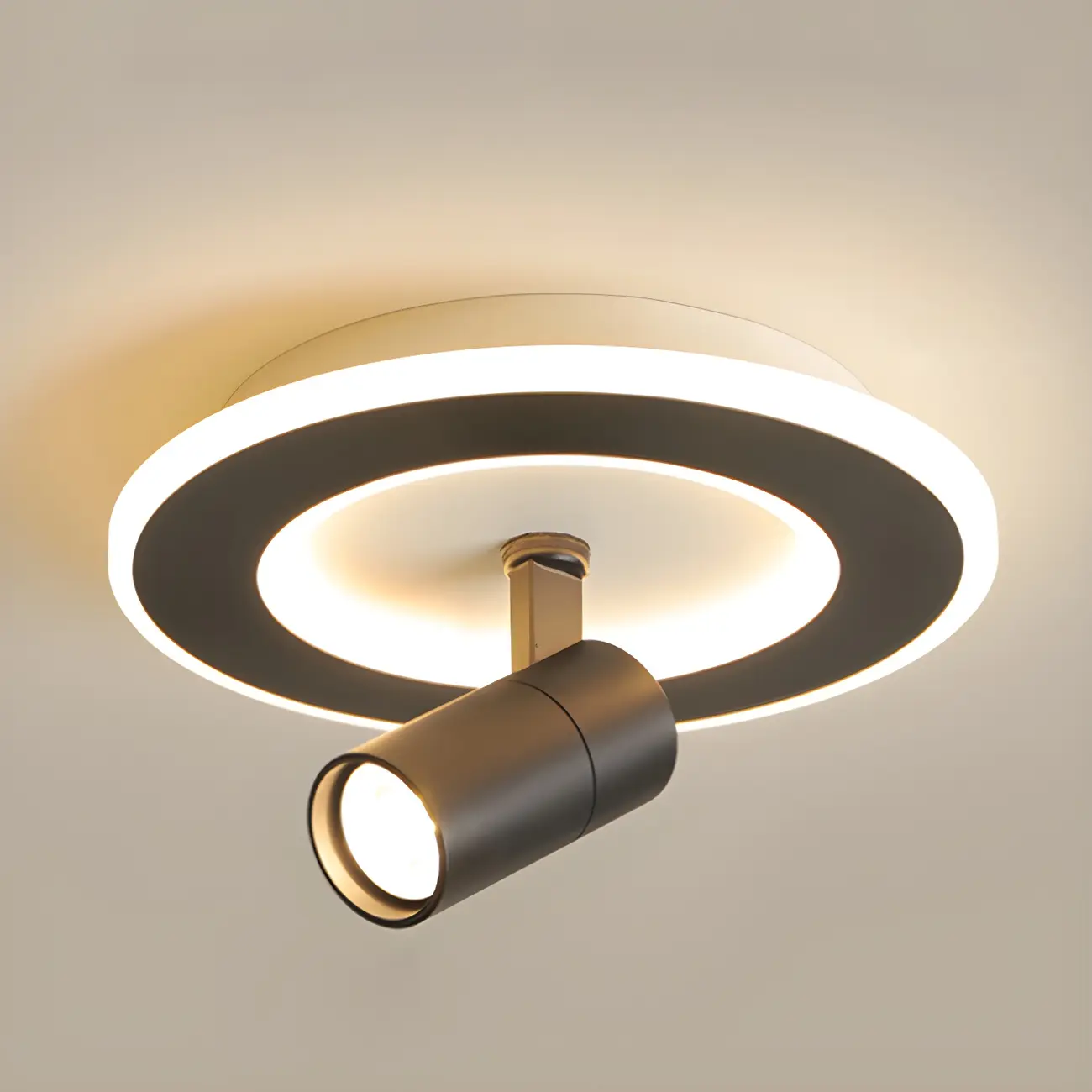 Modern LED Flush Ceiling Light for Residential Elegance Image - 2 | homeyfad