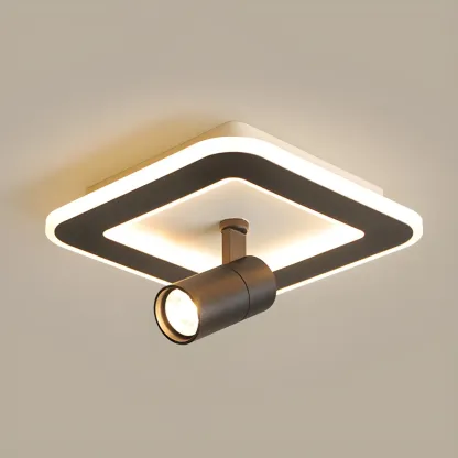 Modern LED Flush Ceiling Light for Residential Elegance Image - 3