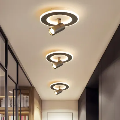 Modern LED Flush Ceiling Light for Residential Elegance Image - 6