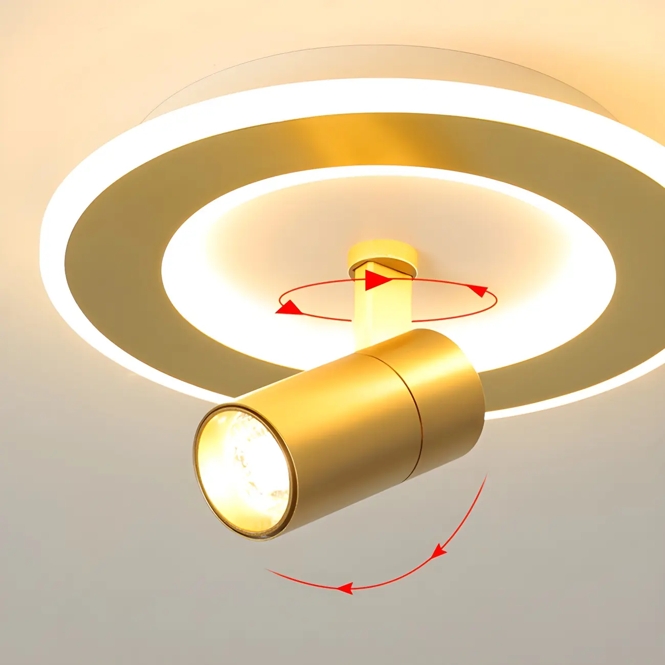 Modern LED Flush Ceiling Light for Residential Elegance Image - 18 | homeyfad