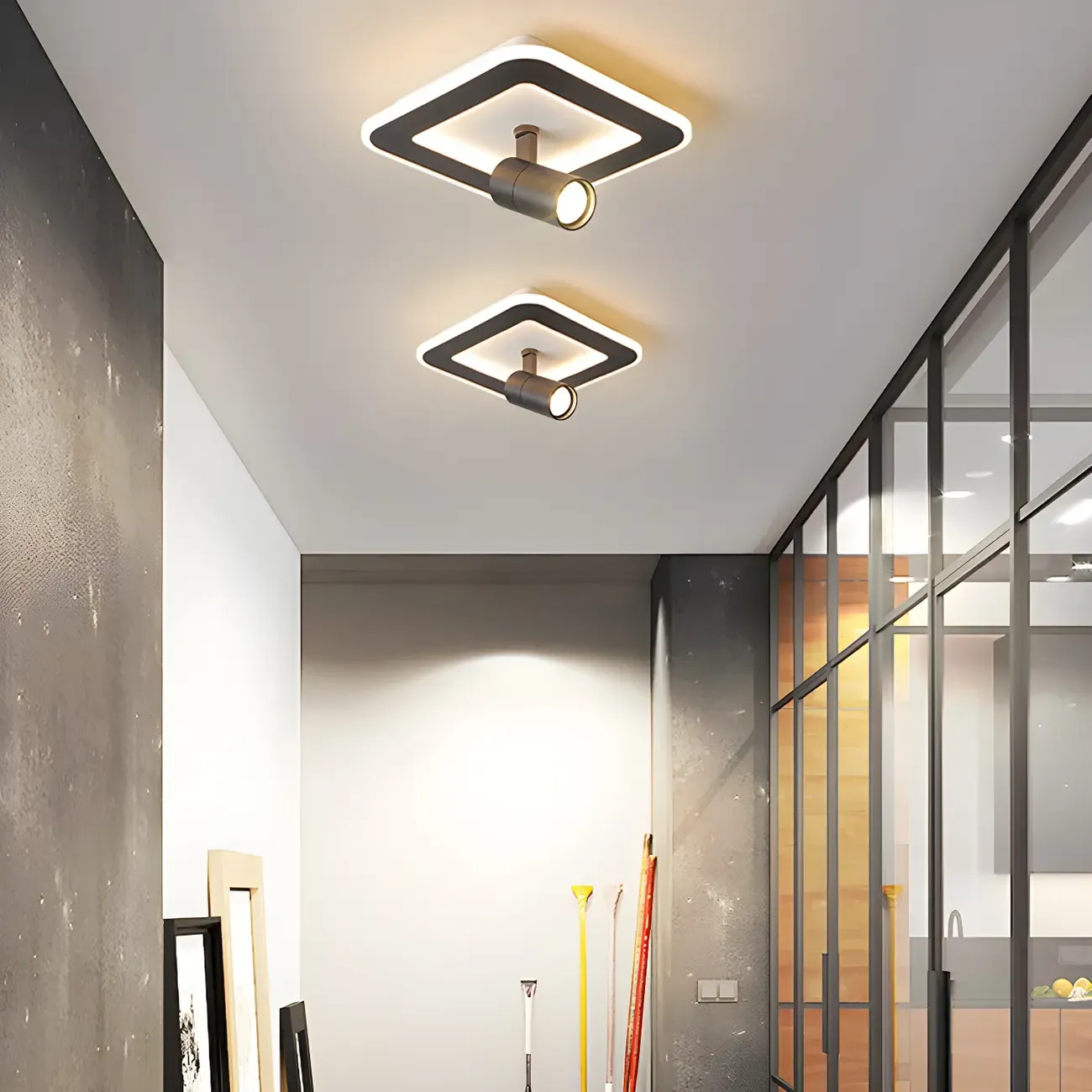 Modern LED Flush Ceiling Light for Residential Elegance Image - 21