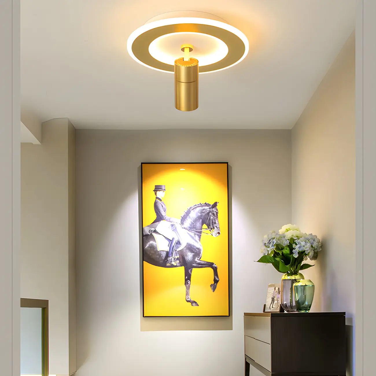Modern LED Flush Ceiling Light for Residential Elegance Image - 22 | homeyfad