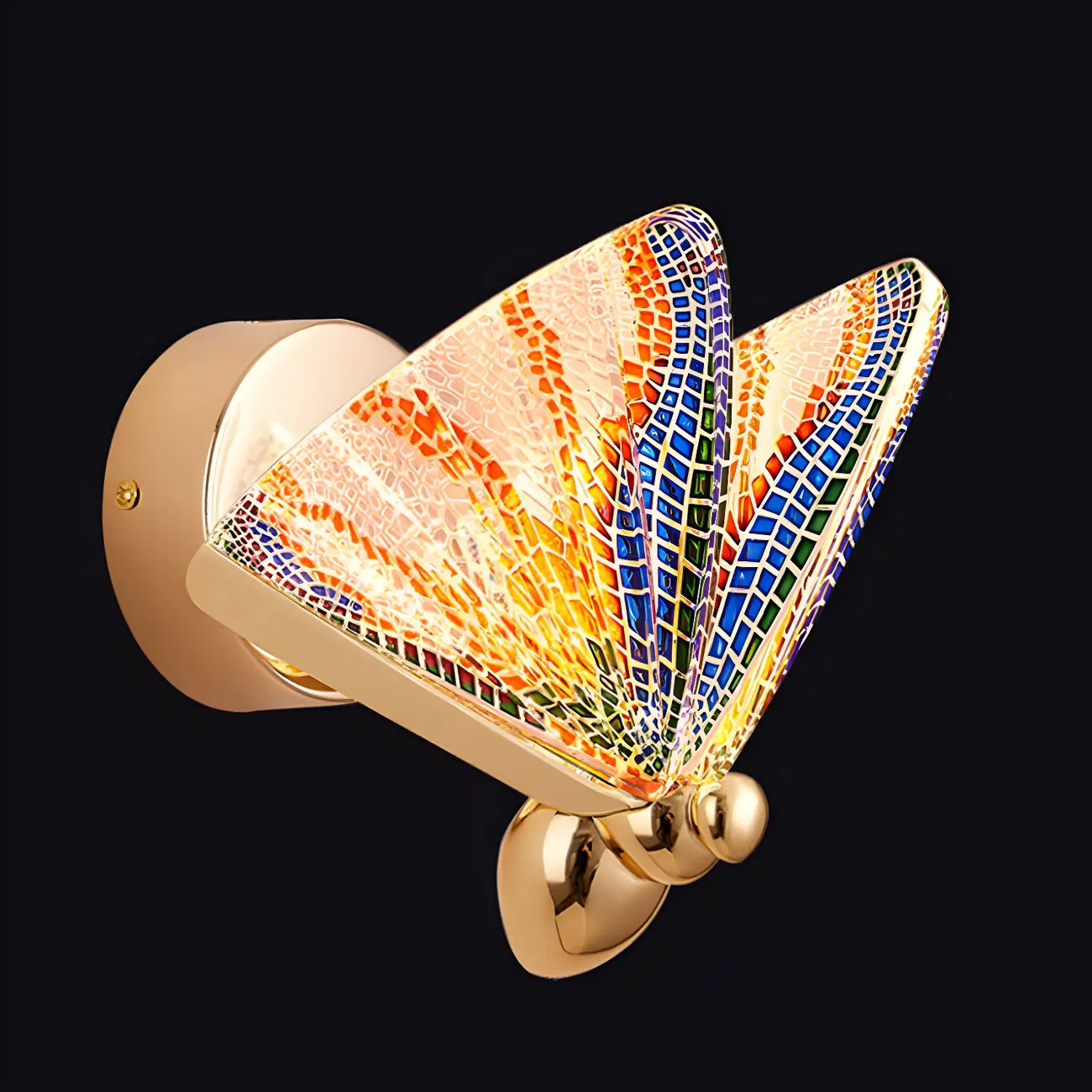 Vintage Dimmable Butterfly Wall Sconce for Bedroom Decor | homeyfad