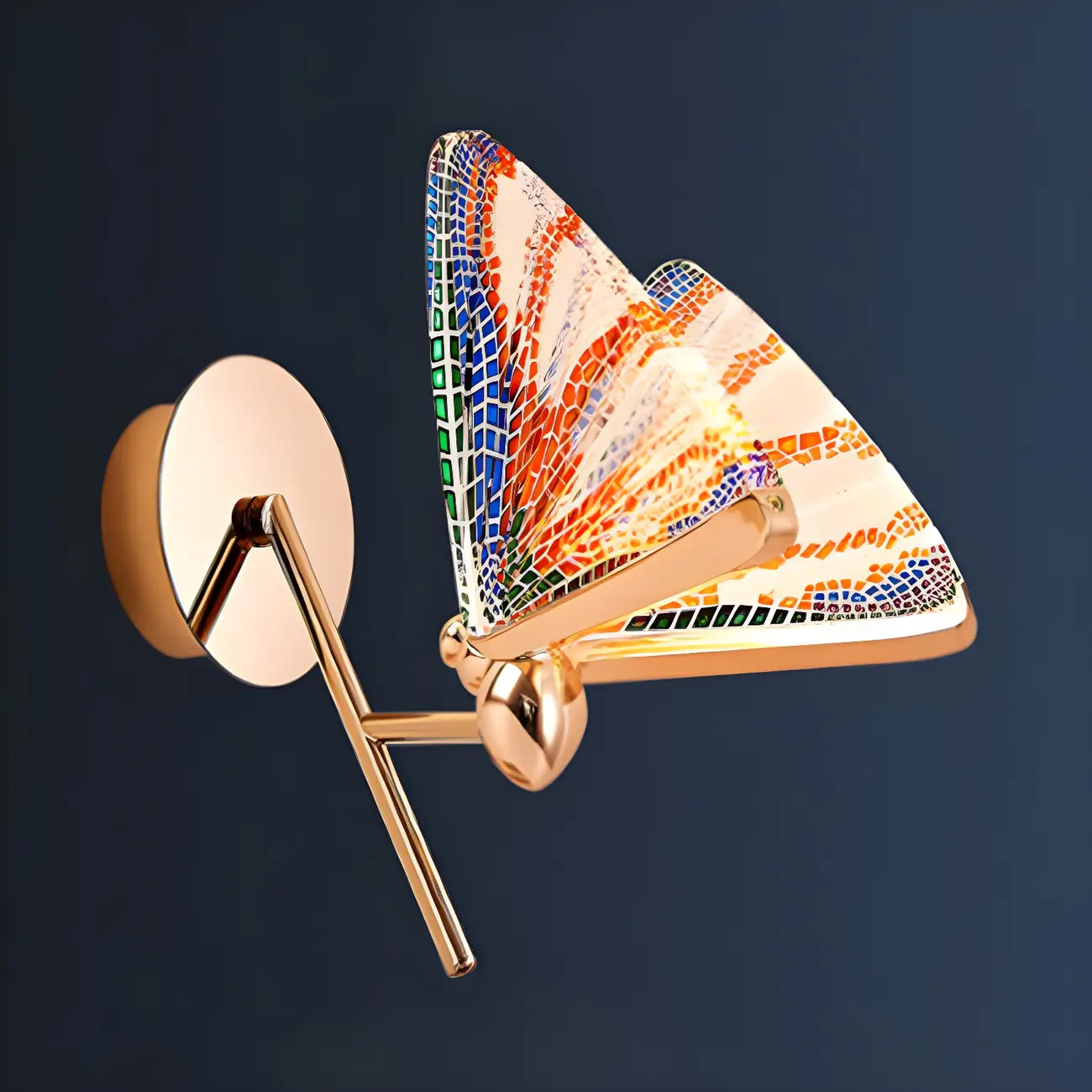 Vintage Dimmable Butterfly Wall Sconce for Bedroom Decor | homeyfad