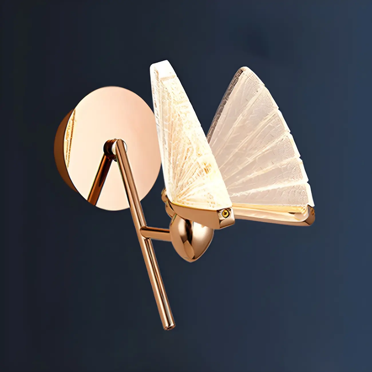 Vintage Dimmable Butterfly Wall Sconce for Bedroom Decor | homeyfad