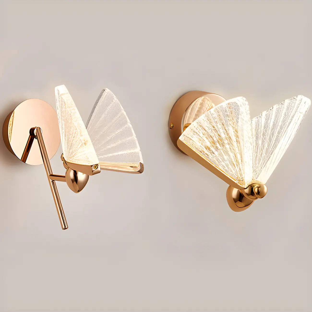 Vintage Dimmable Butterfly Wall Sconce for Bedroom Decor | homeyfad