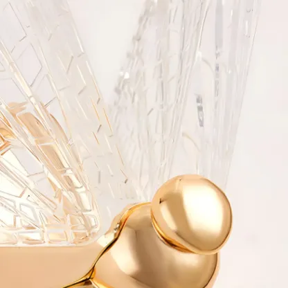 Vintage Dimmable Butterfly Wall Sconce for Bedroom Decor