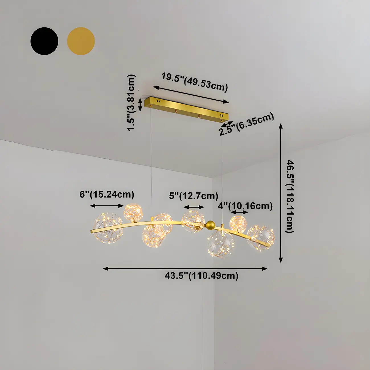 Exquisite Modern Glass Globe LED Ceiling Light Image - 16 | homeyfad