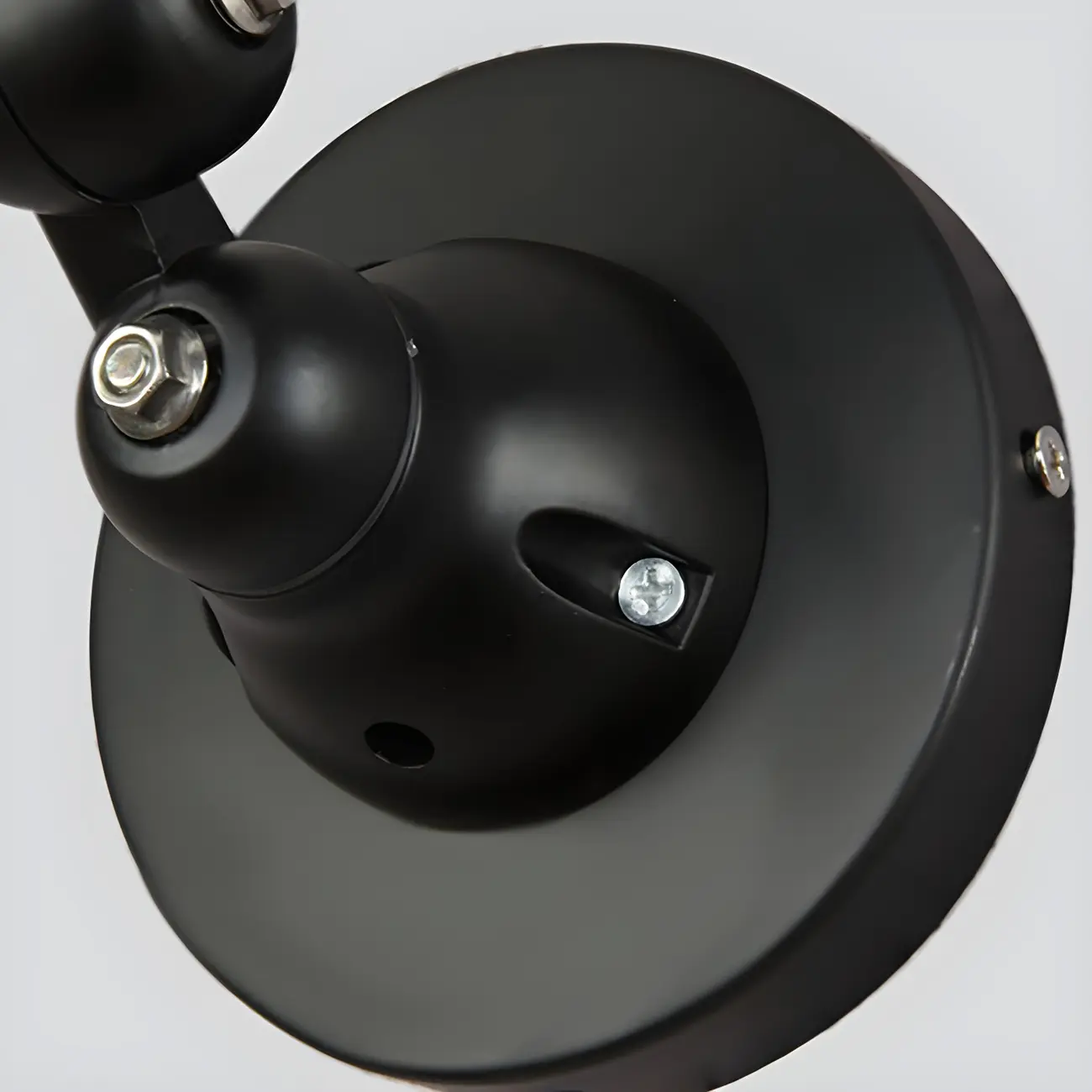 Industrial Metal Dome Adjustable Swing Arm Wall Light Image - 10 | homeyfad