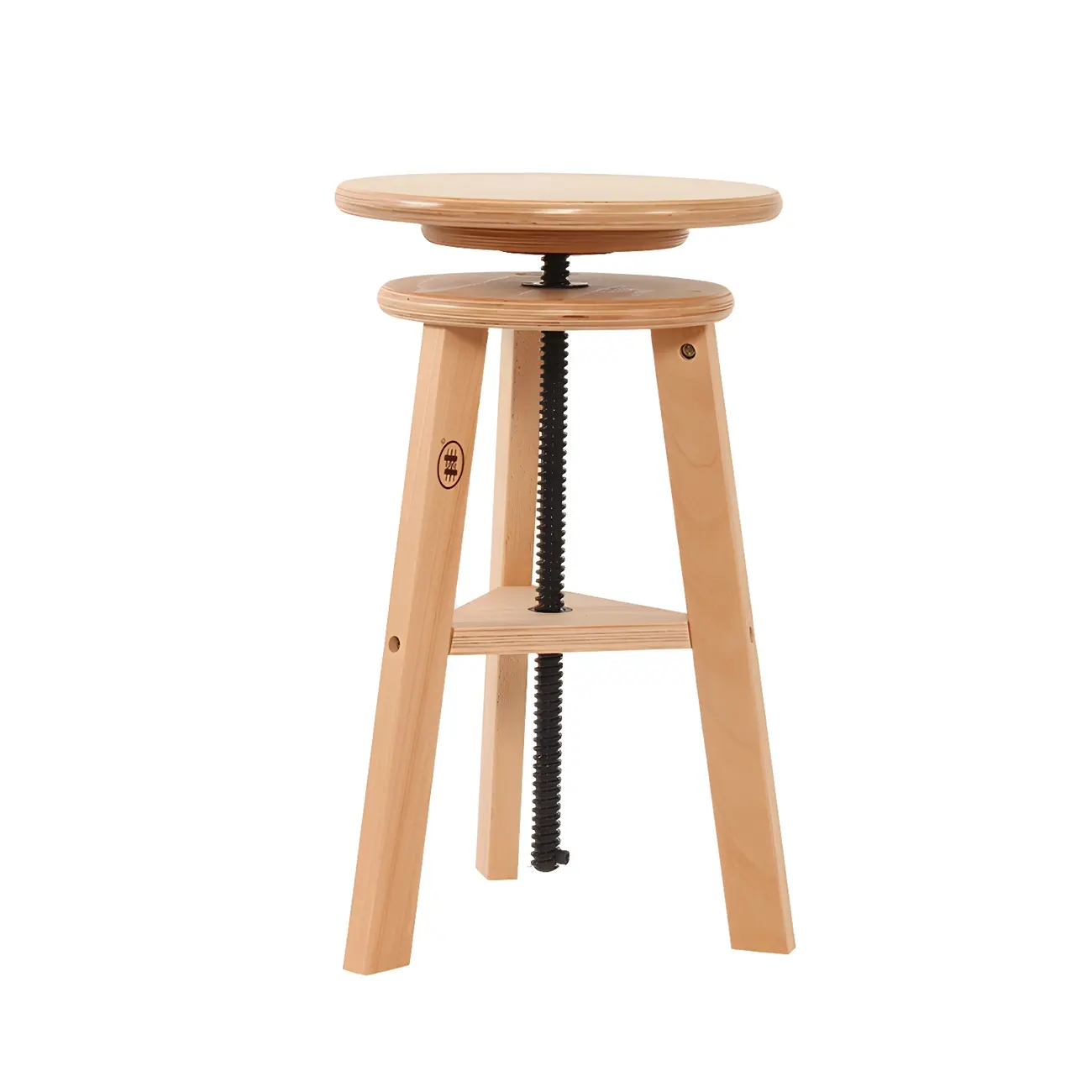 Counter Swivel Wood Modern Bar Stools Image - 2 | homeyfad