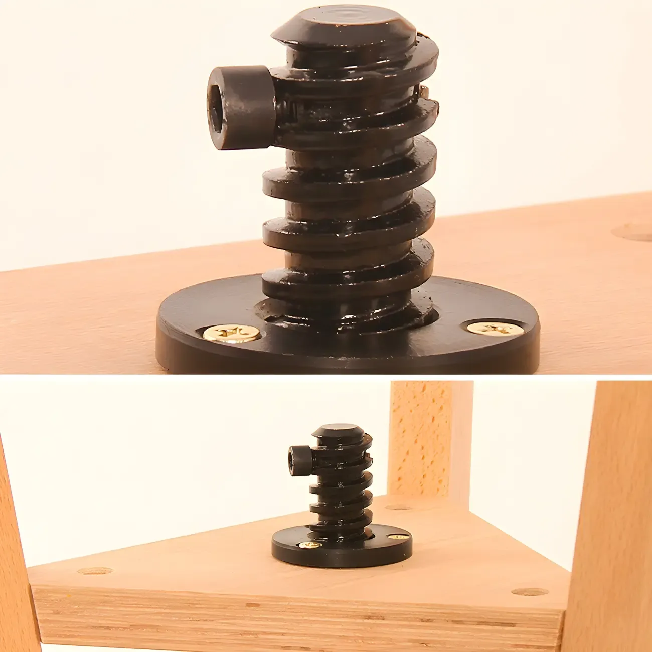 Counter Swivel Wood Modern Bar Stools Image - 4