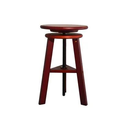 Counter Swivel Wood Modern Bar Stools Image - 6