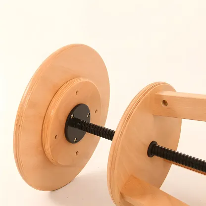 Counter Swivel Wood Modern Bar Stools Image - 8