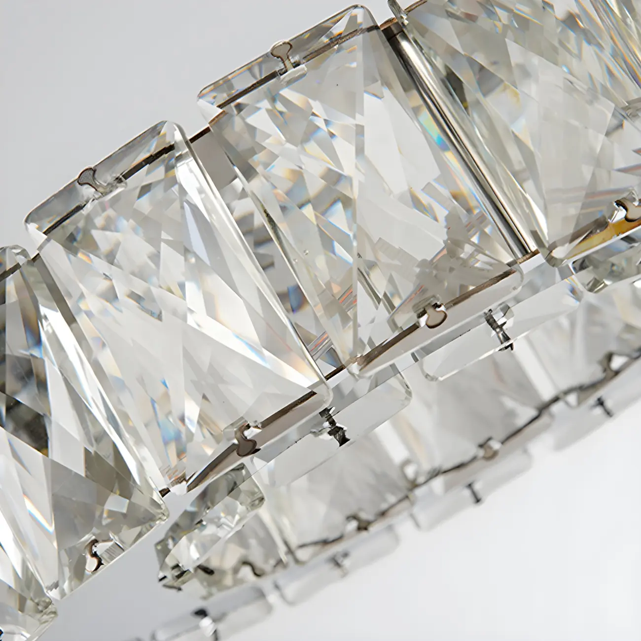 Elegant Crystal LED Kitchen Pendant Light with Remote Image - 11 | homeyfad