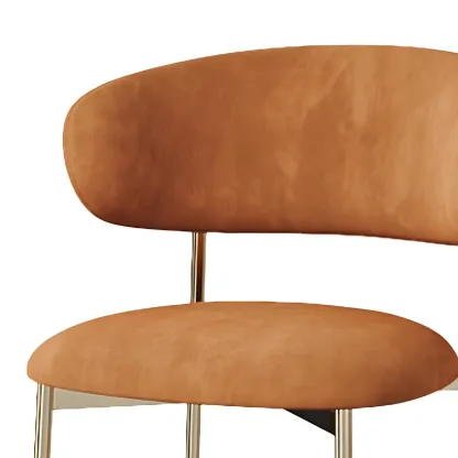 Elegant Velvet Open Back Green Dining Chairs (Set of 4) Image - 8