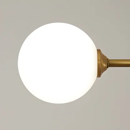 Modern Gold Globe Adjustable Island Pendant Light Image - 11