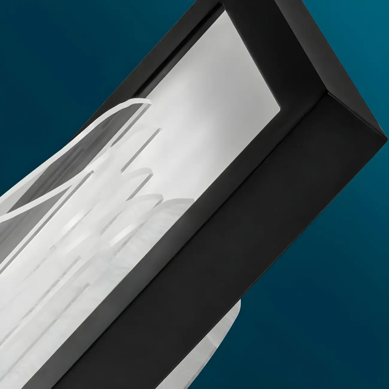 Modern Metal Rectangular Unique Pendant Light Image - 11