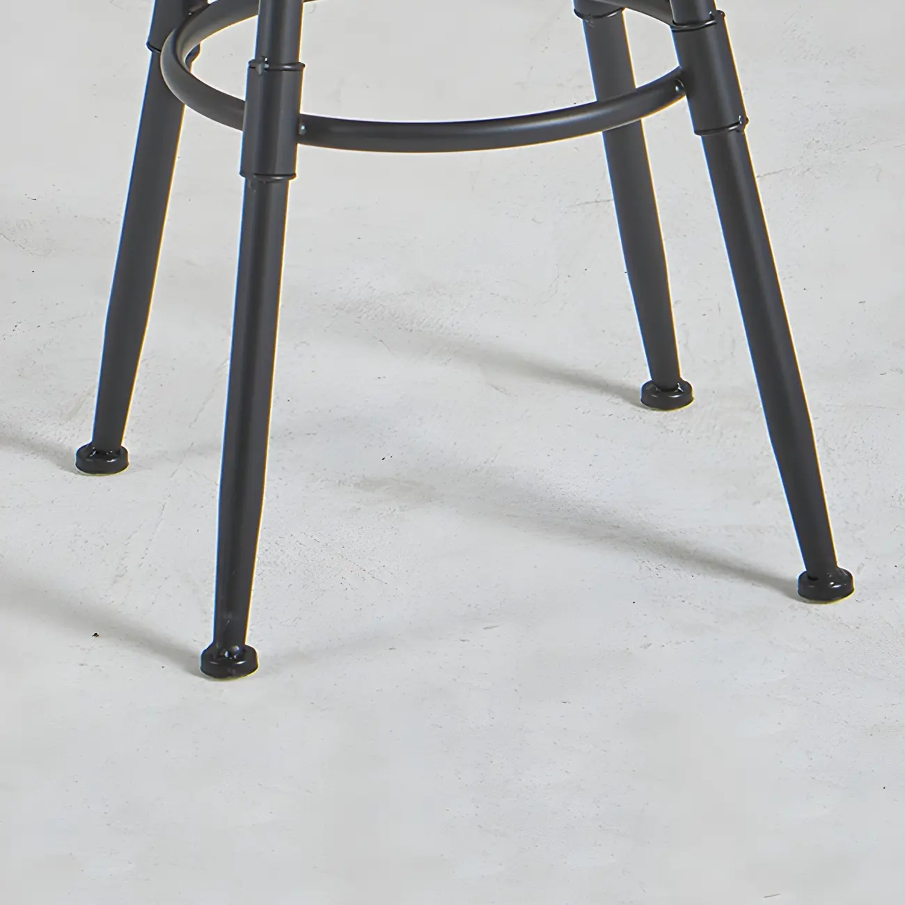 Industrial Metal Swivel Bar Stools with Back for Home Bar Image - 7 | homeyfad