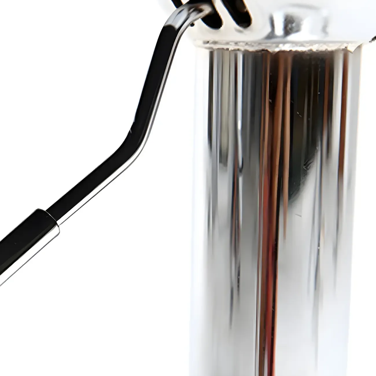 Adjustable Round Leather Swivel Bar Stools with Back Image - 14