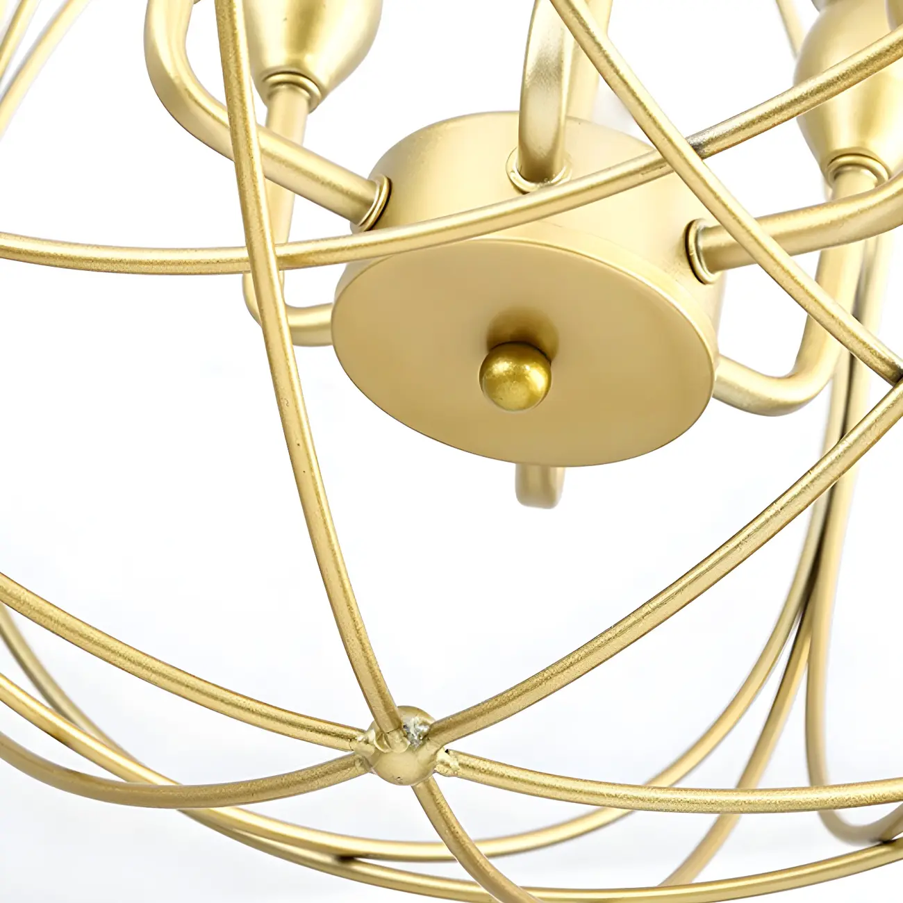 Black Metal Sphere Orb Modern Chandelier Light | homeyfad