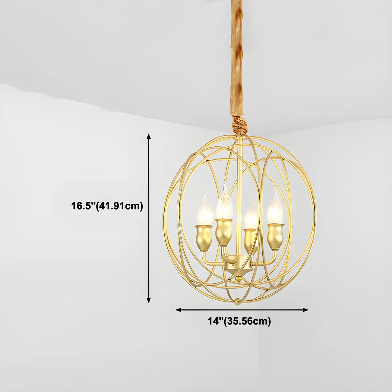 Black Metal Sphere Orb Modern Chandelier Light | homeyfad