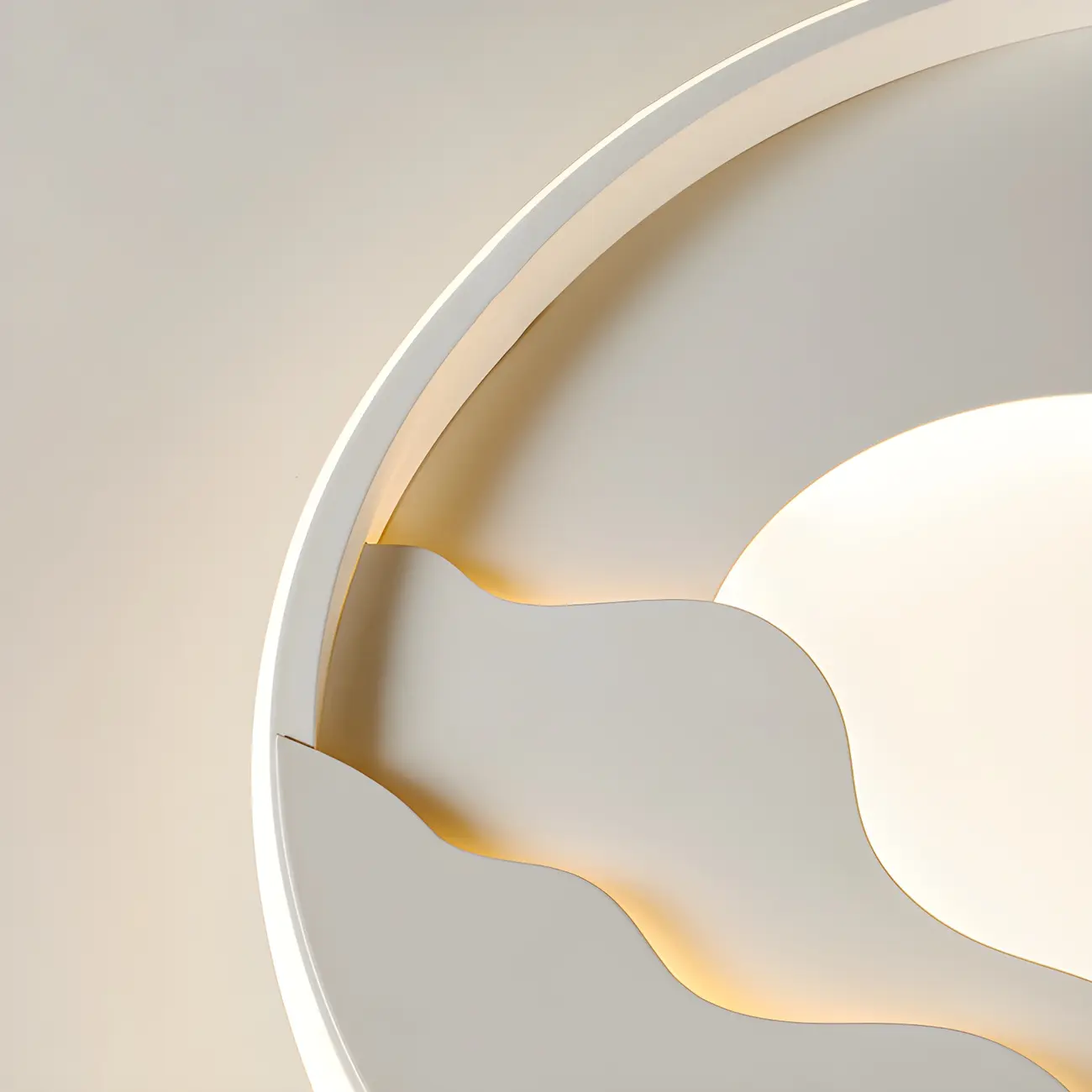 Modern Geometric Metal Wall Light with LED Illumination Image - 6 | homeyfad