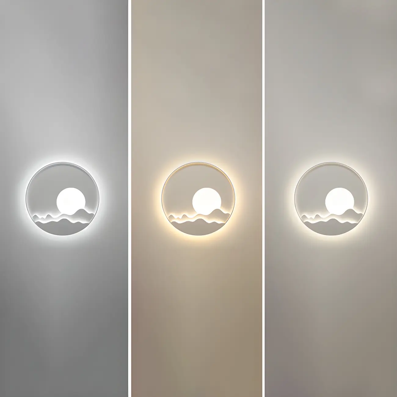 Modern Geometric Metal Wall Light with LED Illumination Image - 10 | homeyfad