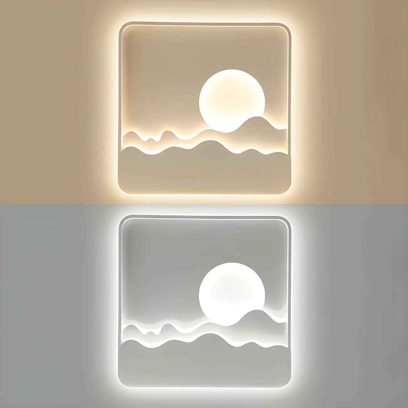 Modern Geometric Metal Wall Light with LED Illumination Image - 12 | homeyfad