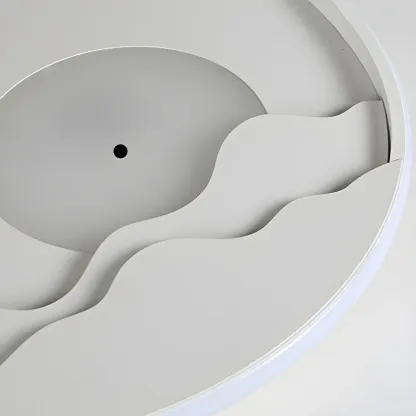 Modern Geometric Metal Wall Light with LED Illumination Image - 14