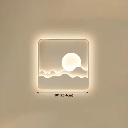 Modern Geometric Metal Wall Light with LED Illumination Image - 19