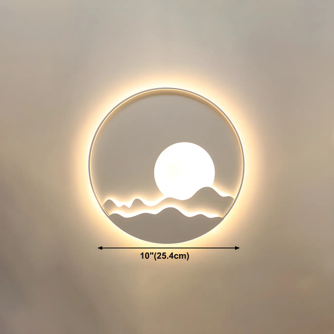 Modern Geometric Metal Wall Light with LED Illumination Image - 20 | homeyfad