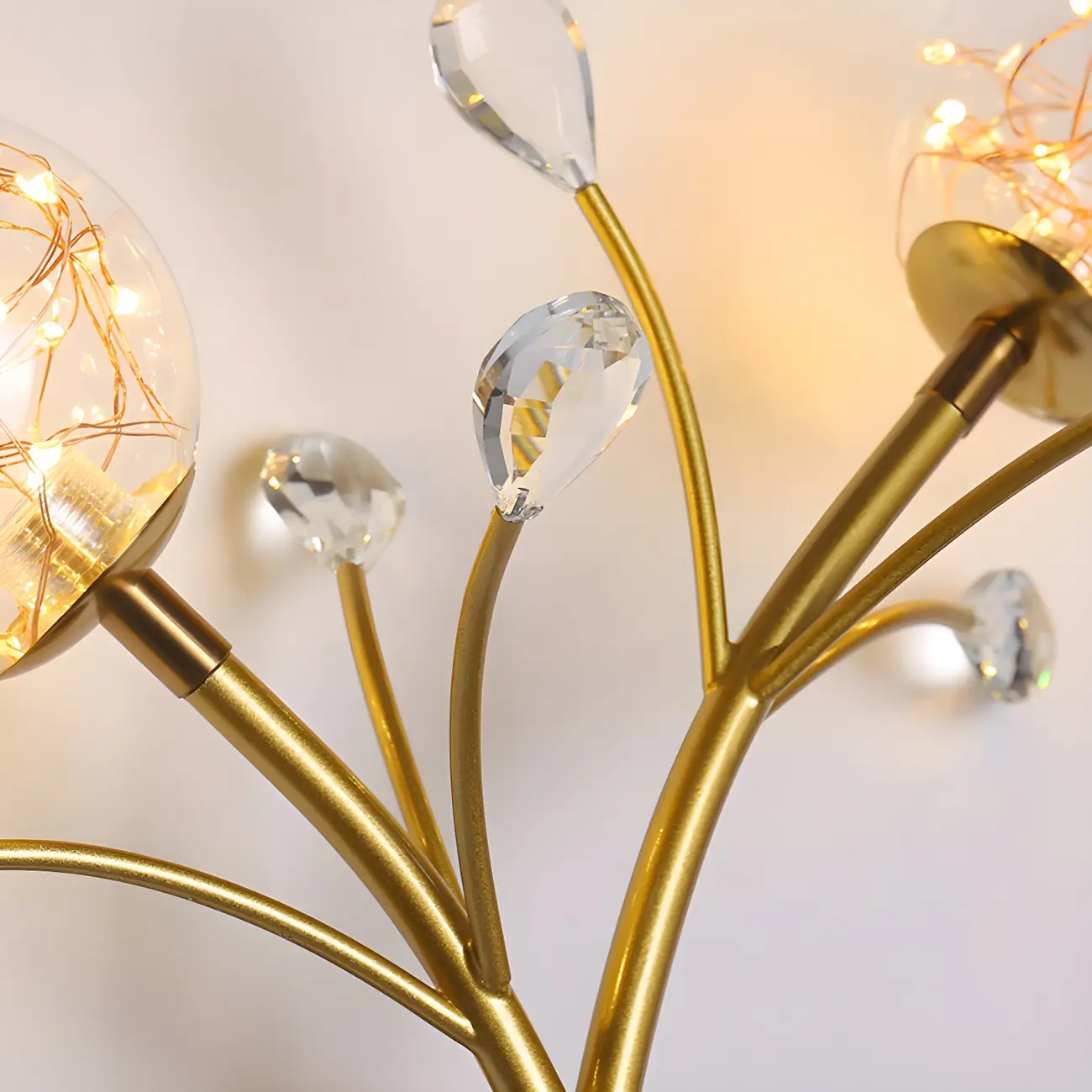 Modern Ball Shape Glass Wall Light for Living Room Image - 20 | homeyfad