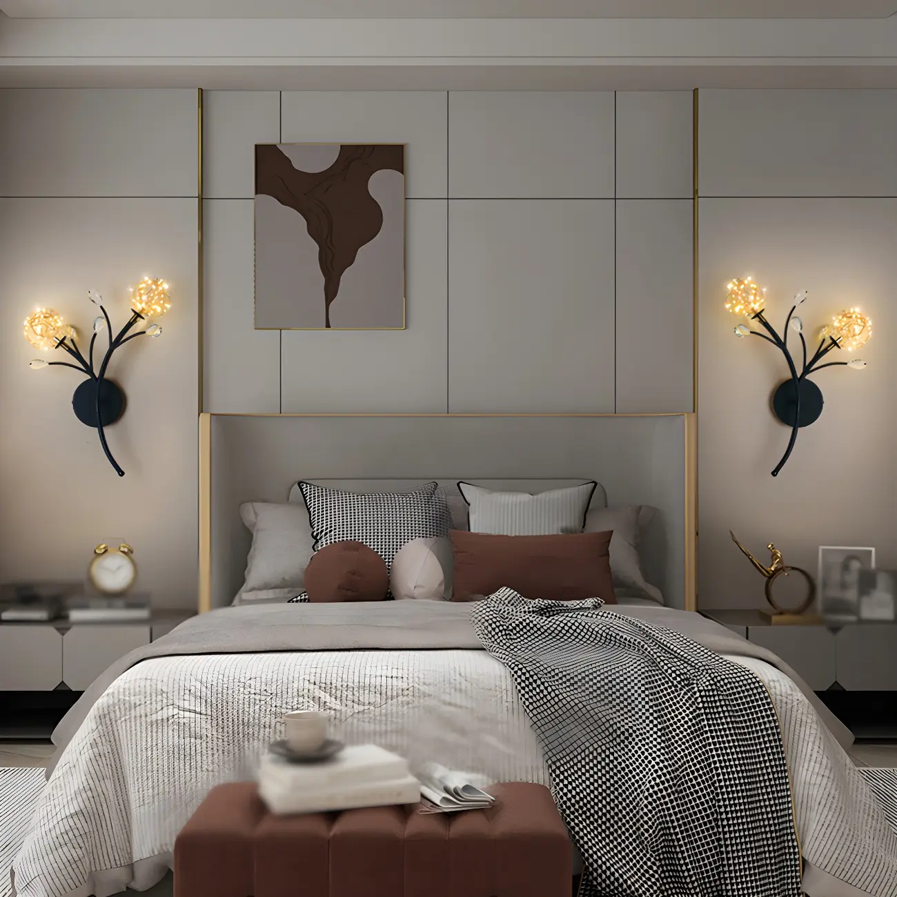 Modern Ball Shape Glass Wall Light for Living Room Image - 23 | homeyfad