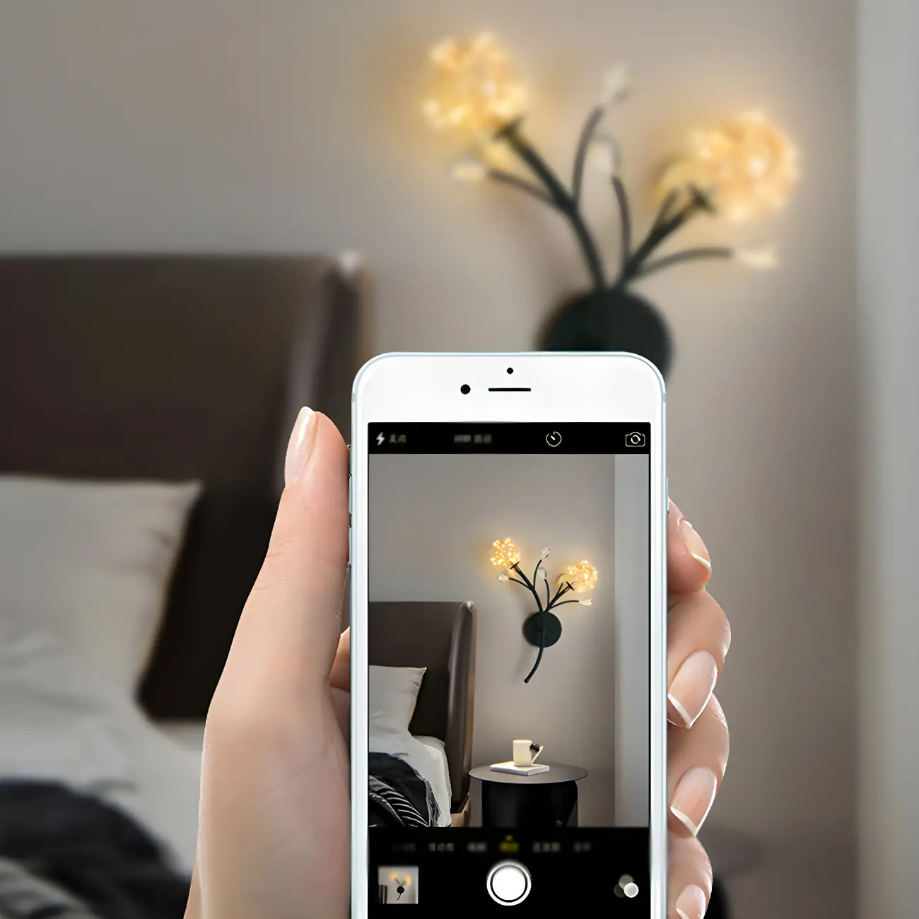 Modern Ball Shape Glass Wall Light for Living Room Image - 24 | homeyfad