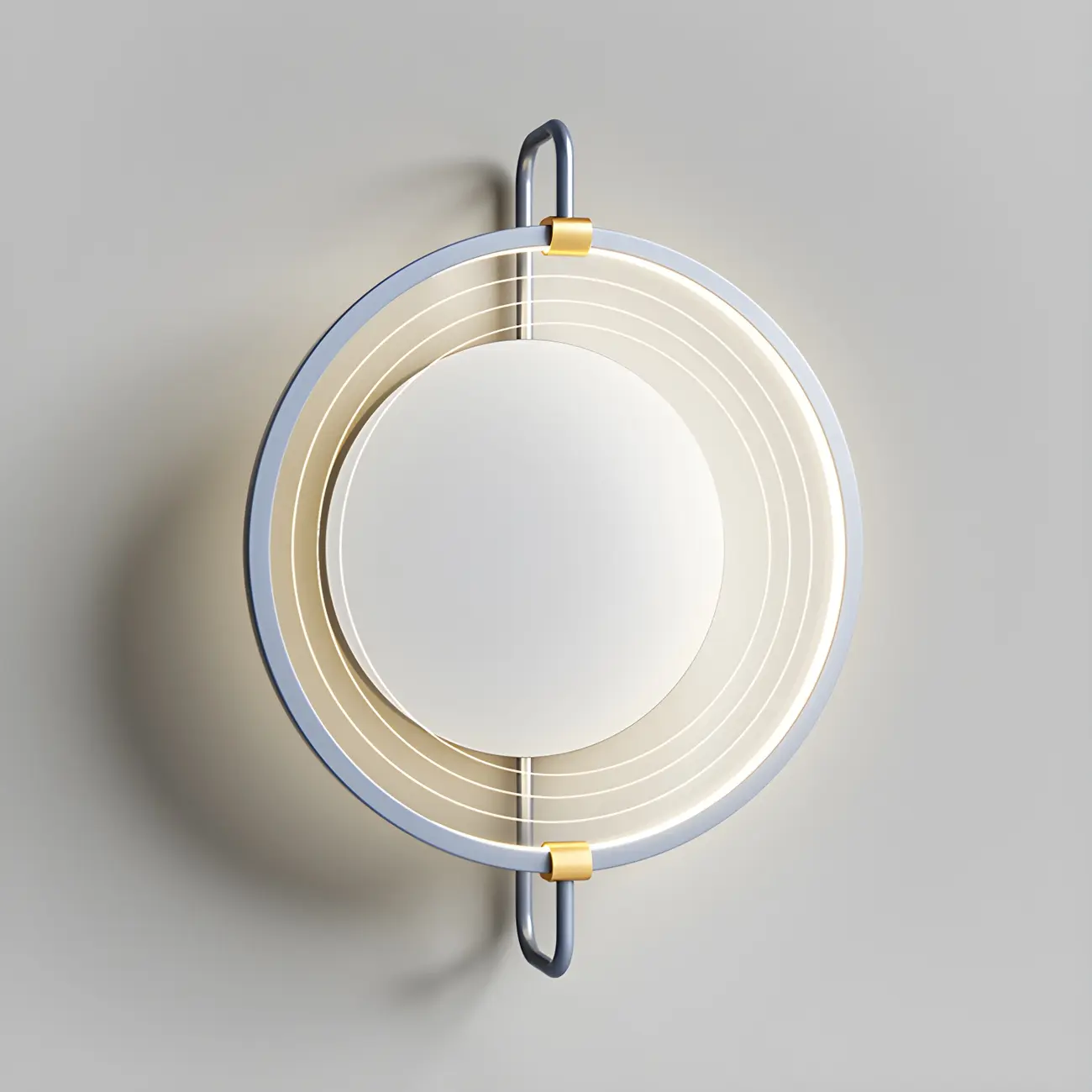 Modern LED Wall Light with Mirror for Bedroom Image - 14 | homeyfad