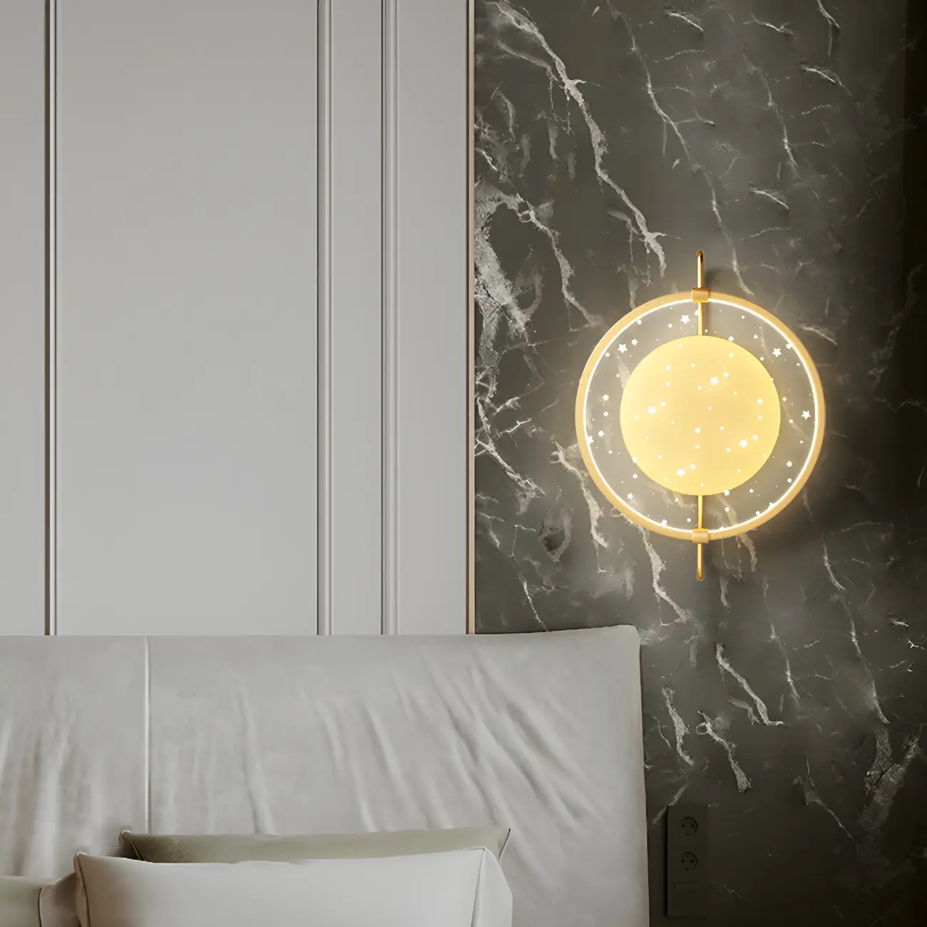 Modern LED Wall Light with Mirror for Bedroom Image - 25 | homeyfad