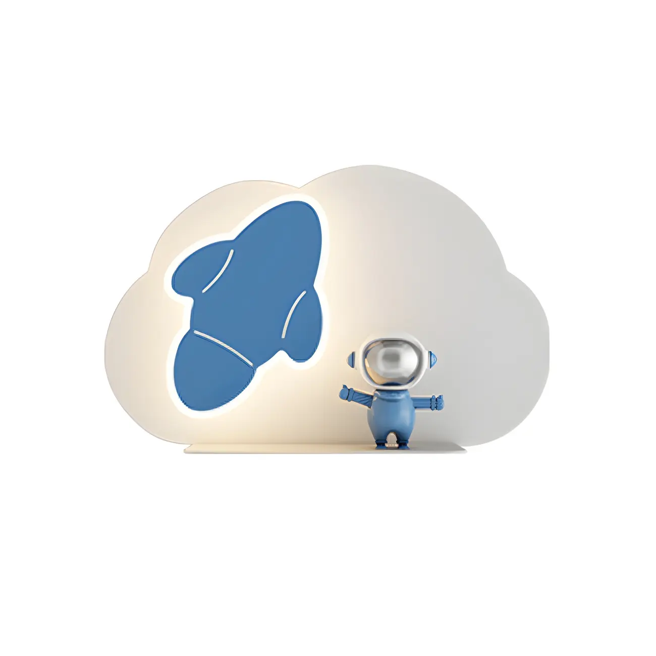 Kids Modern Cloud Shape Metal Wall Light Fixture Image - 3 | homeyfad