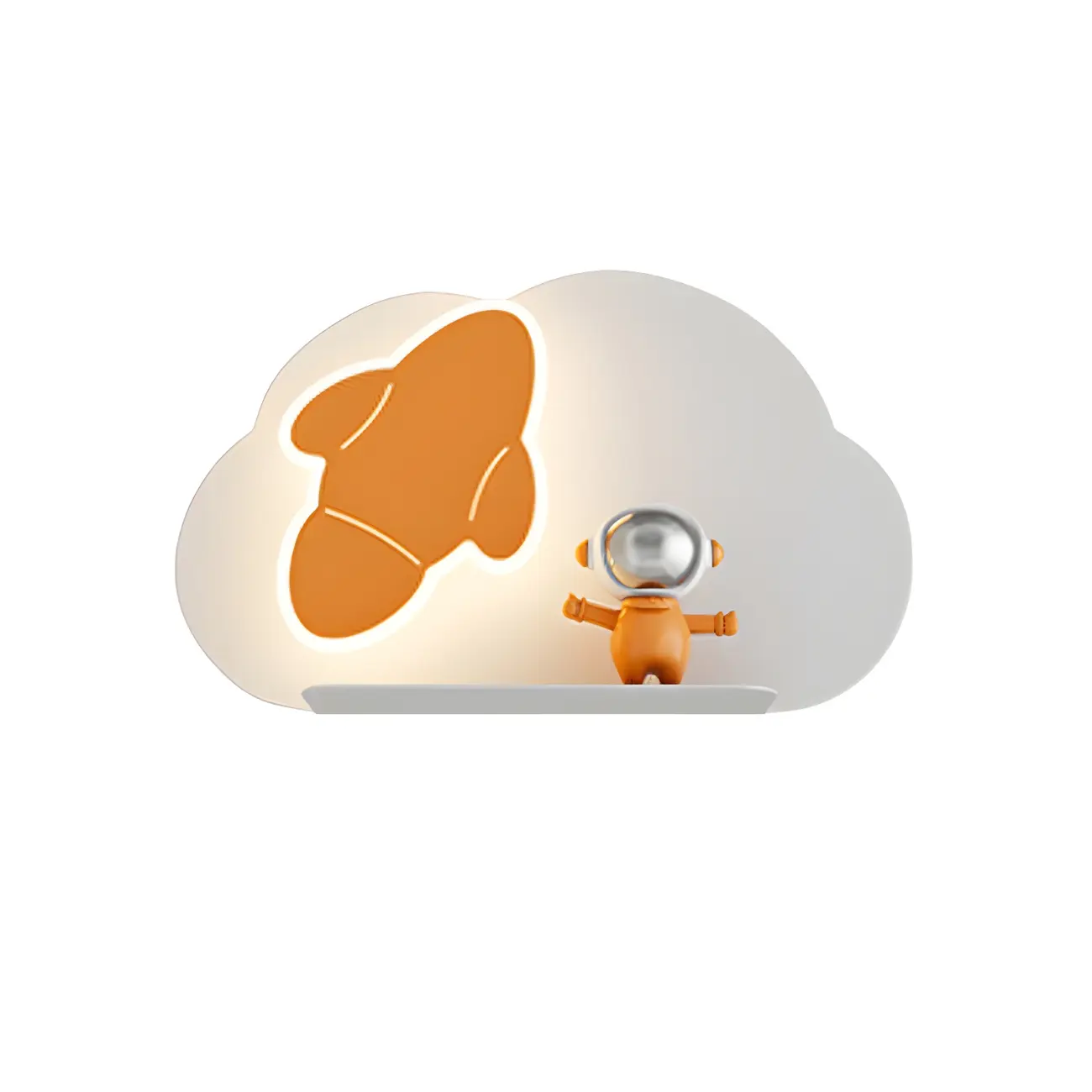 Kids Modern Cloud Shape Metal Wall Light Fixture Image - 6 | homeyfad