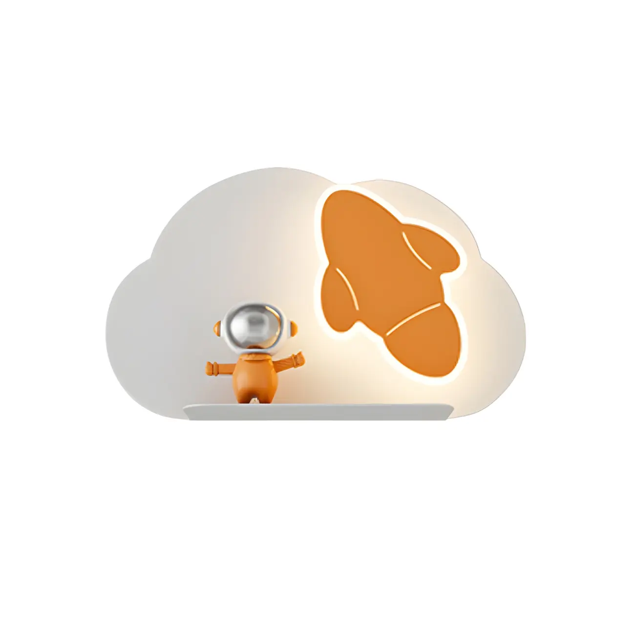 Kids Modern Cloud Shape Metal Wall Light Fixture Image - 8 | homeyfad