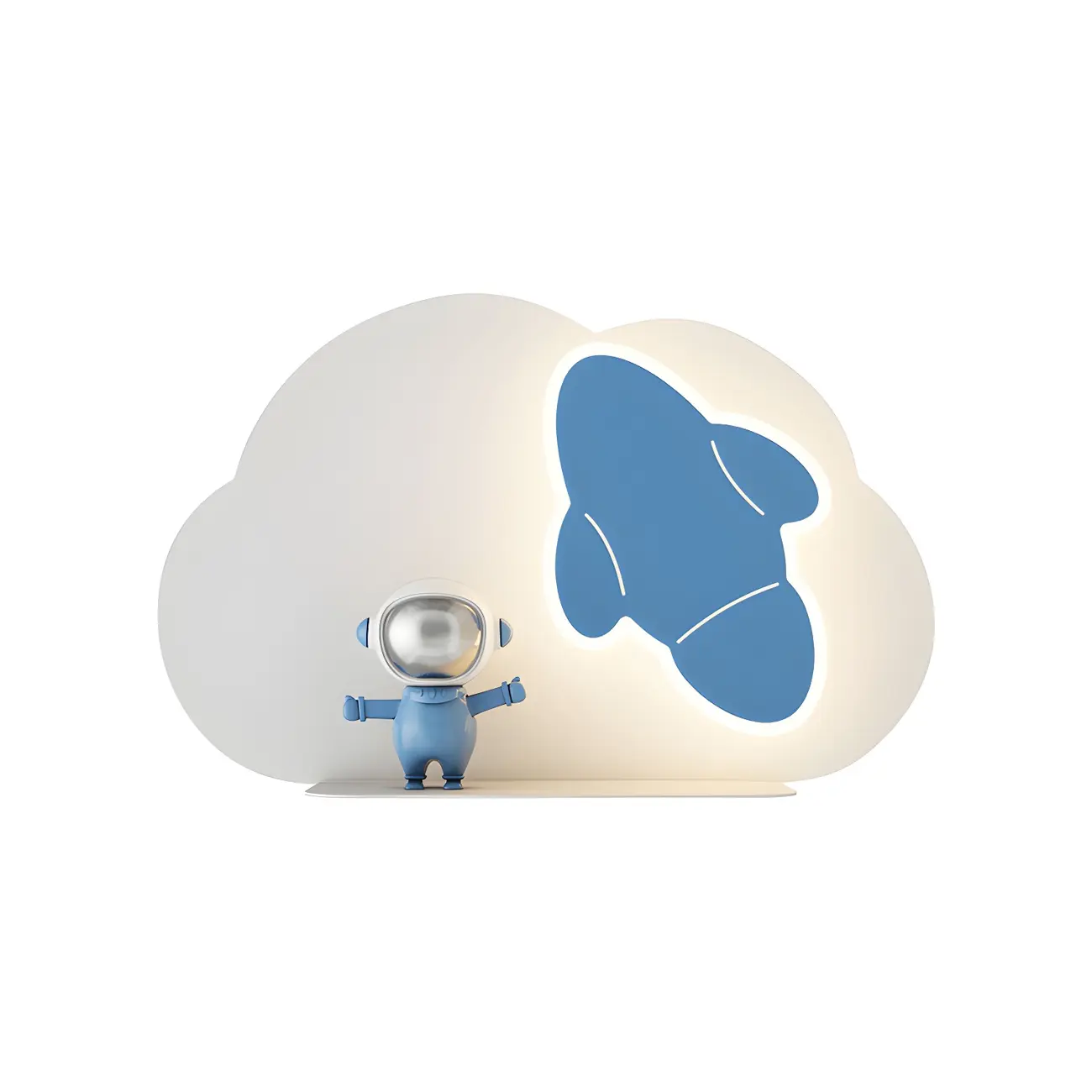 Kids Modern Cloud Shape Metal Wall Light Fixture Image - 10 | homeyfad