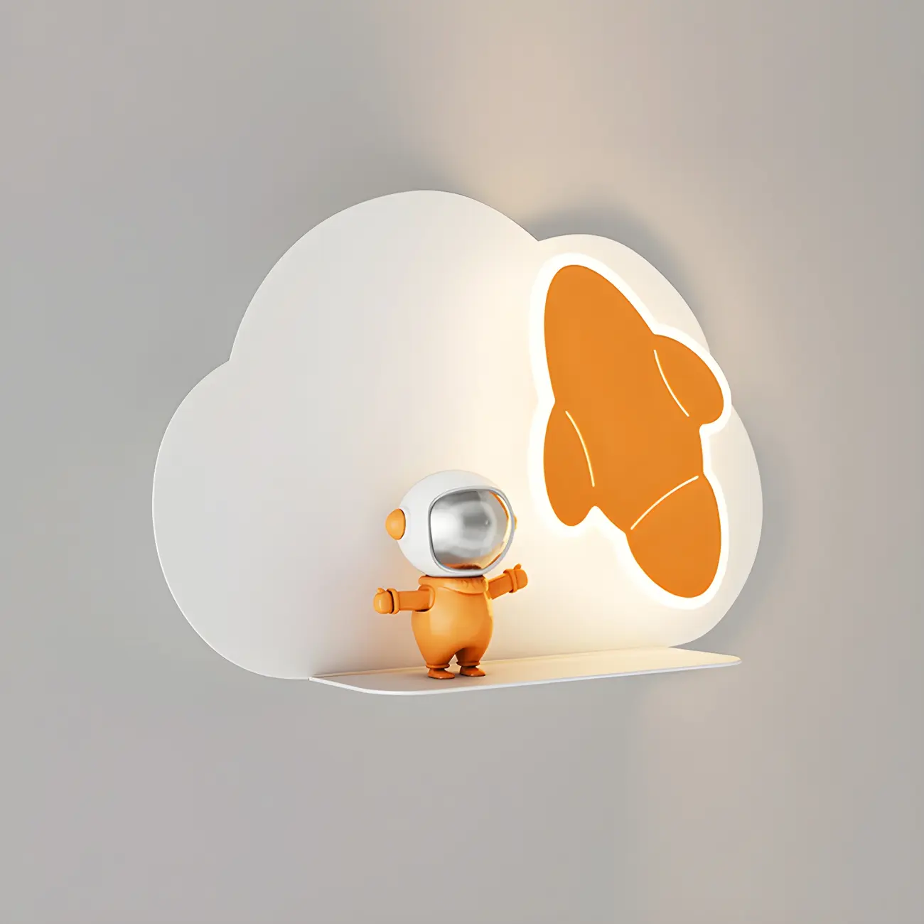 Kids Modern Cloud Shape Metal Wall Light Fixture Image - 11 | homeyfad