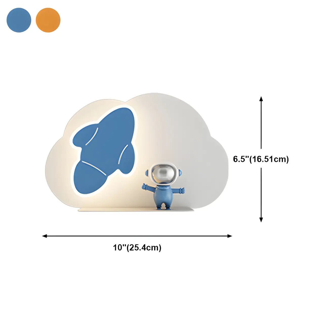 Kids Modern Cloud Shape Metal Wall Light Fixture #size | homeyfad