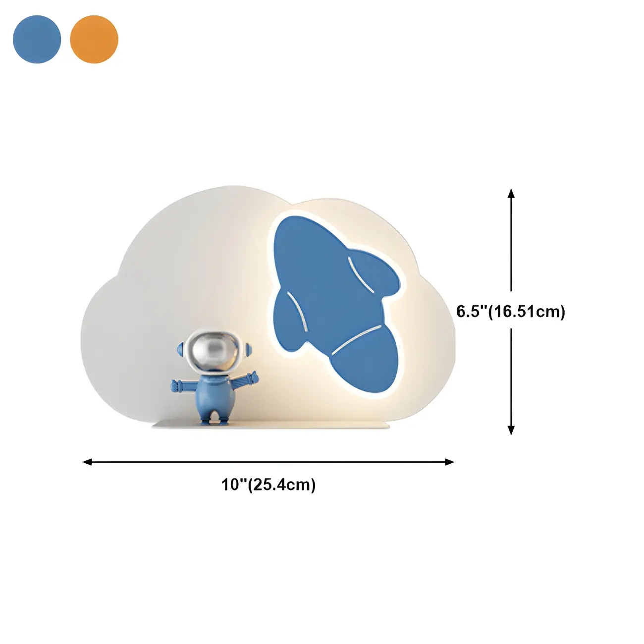 Kids Modern Cloud Shape Metal Wall Light Fixture Image - 21 | homeyfad