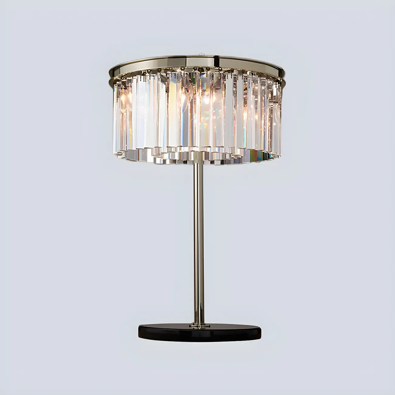 Modern Crystal LED Table Lamp for Living Room Image - 9