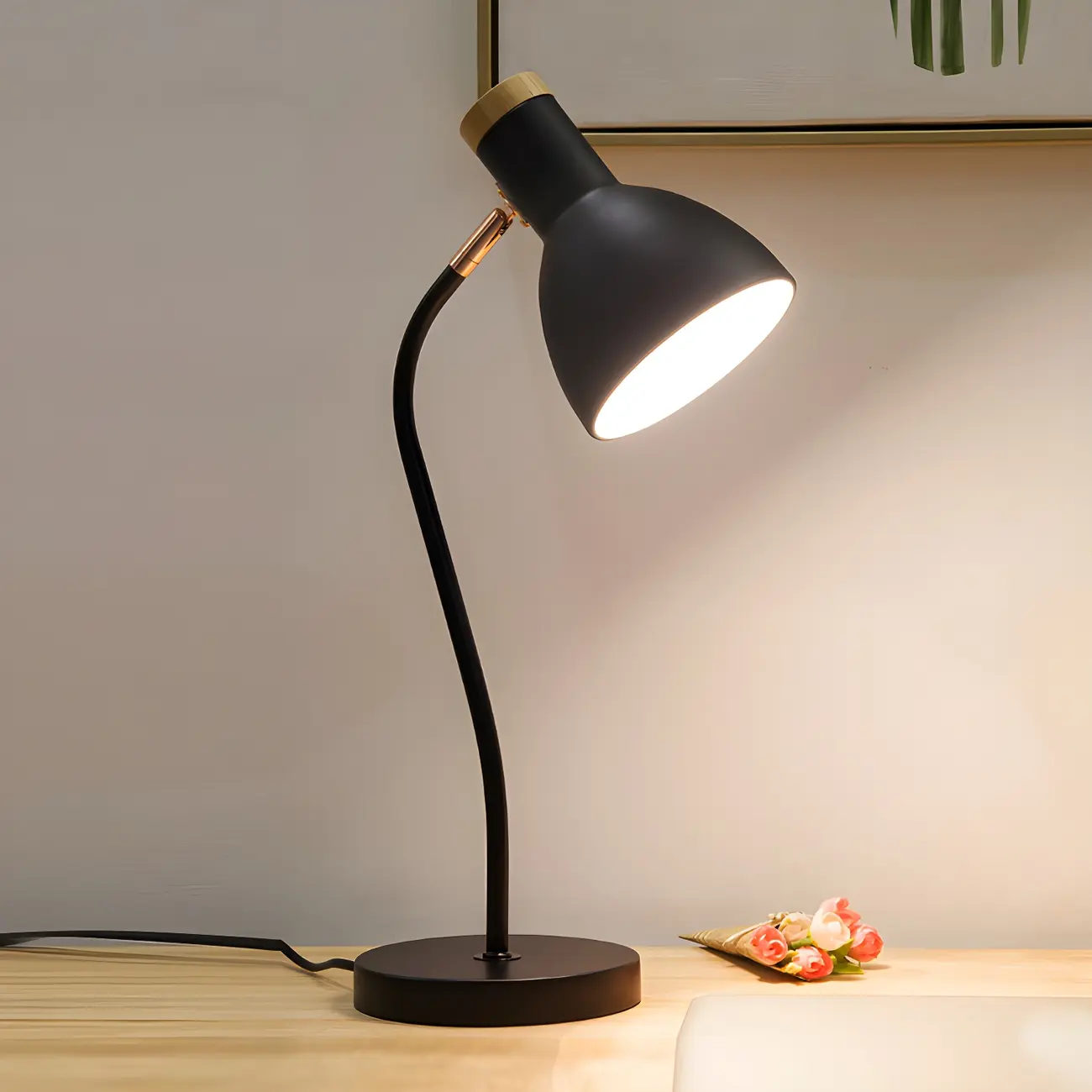 Metal Cone Kids Lamp Task LED for Study Room | homeyfad