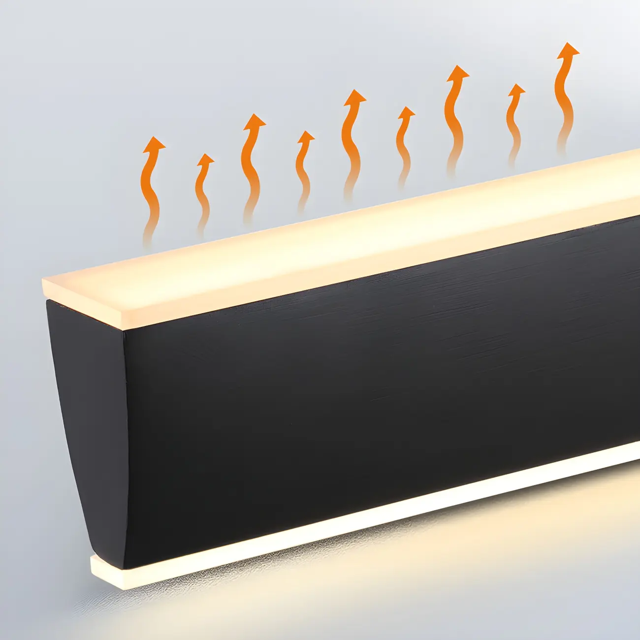 Simple Metal Linear LED Pendant Light for Kitchen Image - 10 | homeyfad