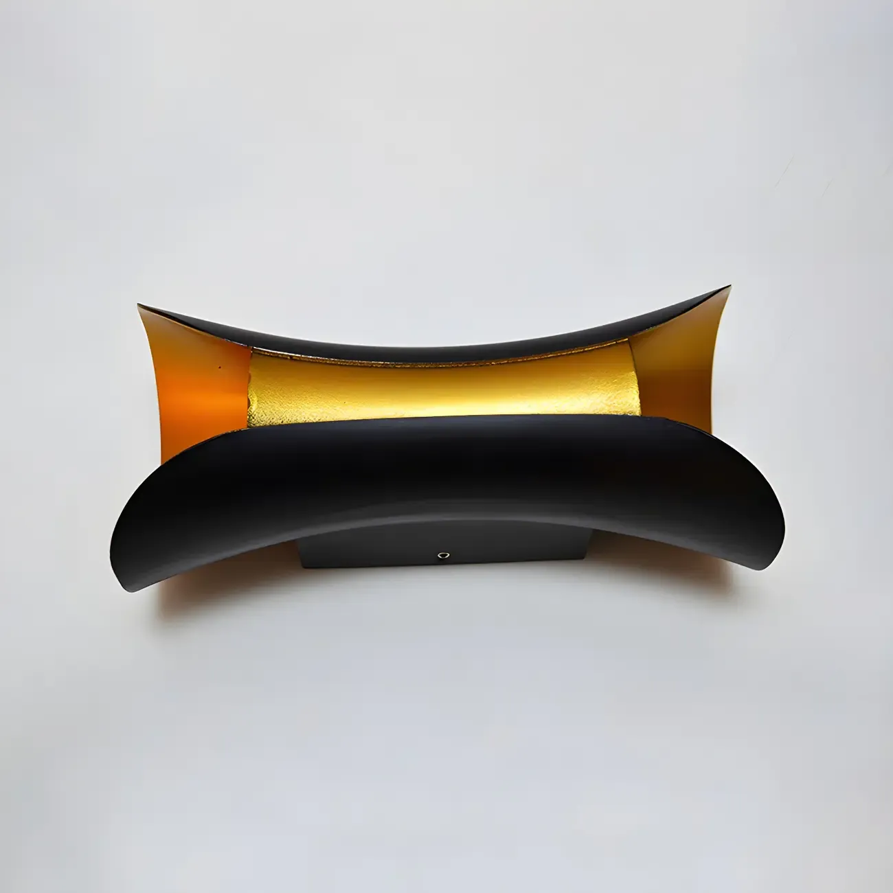 Modern Hourglass Metal LED Outdoor Wall Light Image - 13