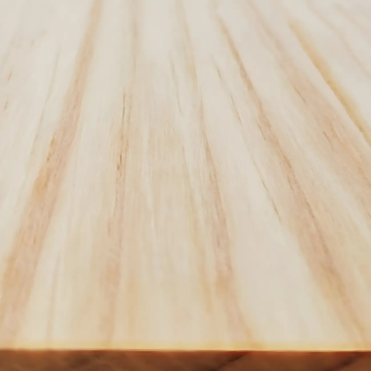 Horizontal Wall-Mounted Light Wood 4-Tier Shelf Unit Image - 6